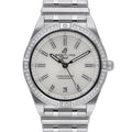 Breitling Chronomat A10380 with white diamond dial and steel case
