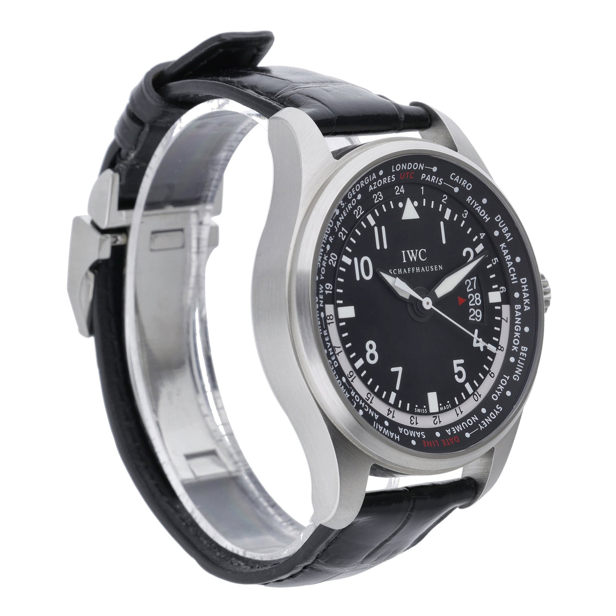 IWC Worldtimer IW326201 with black dial and steel case - product image 4