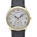 Audemars Piguet Dual Time 25685BA with white dial and 18ct yellow gold case