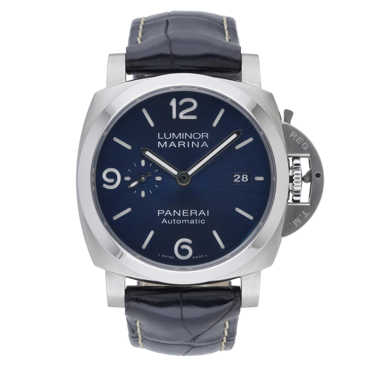 Panerai Luminor Marina PAM01313 with blue dial and steel case - product image 2