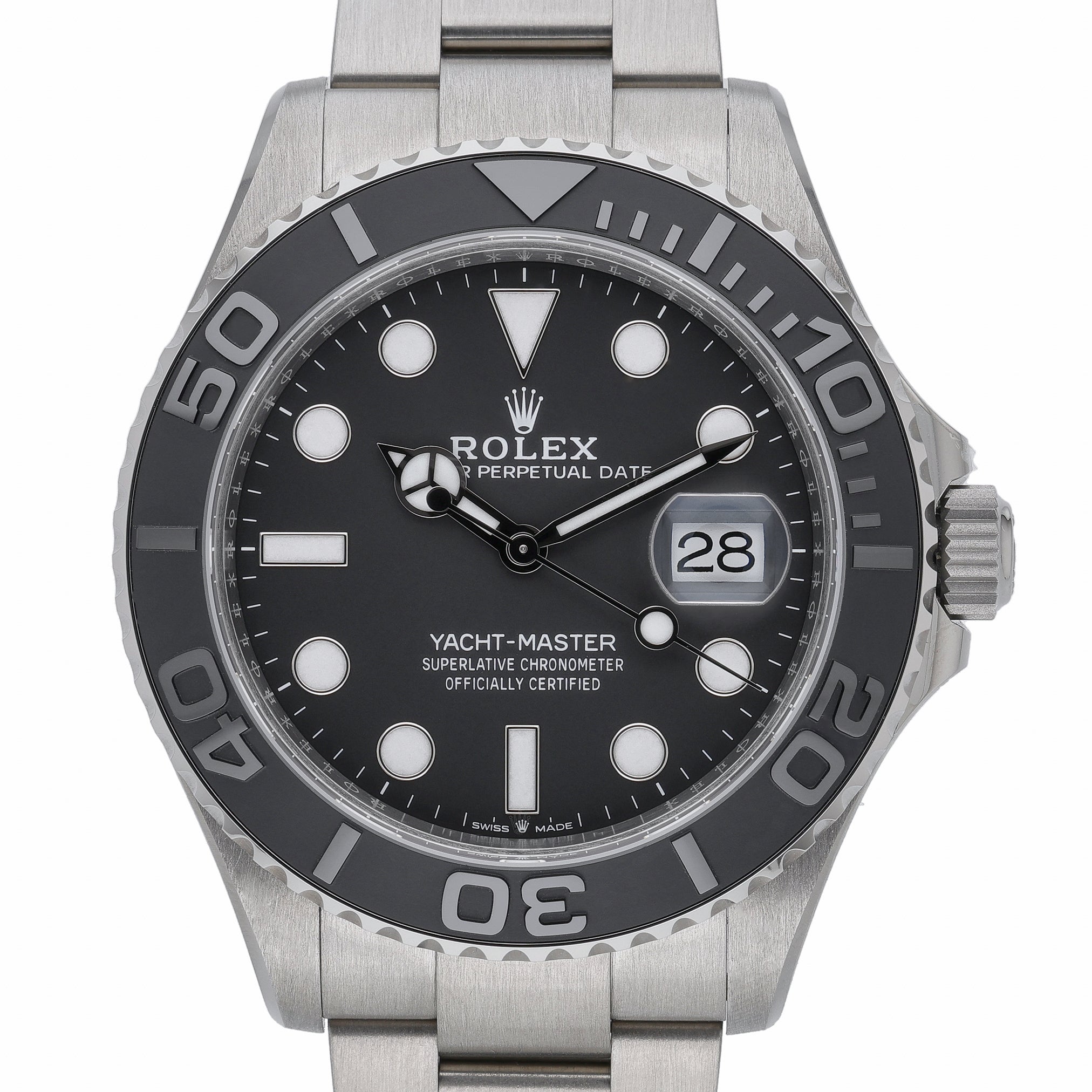 Rolex Yacht-Master 42 226627 with black dial and rlx titanium case