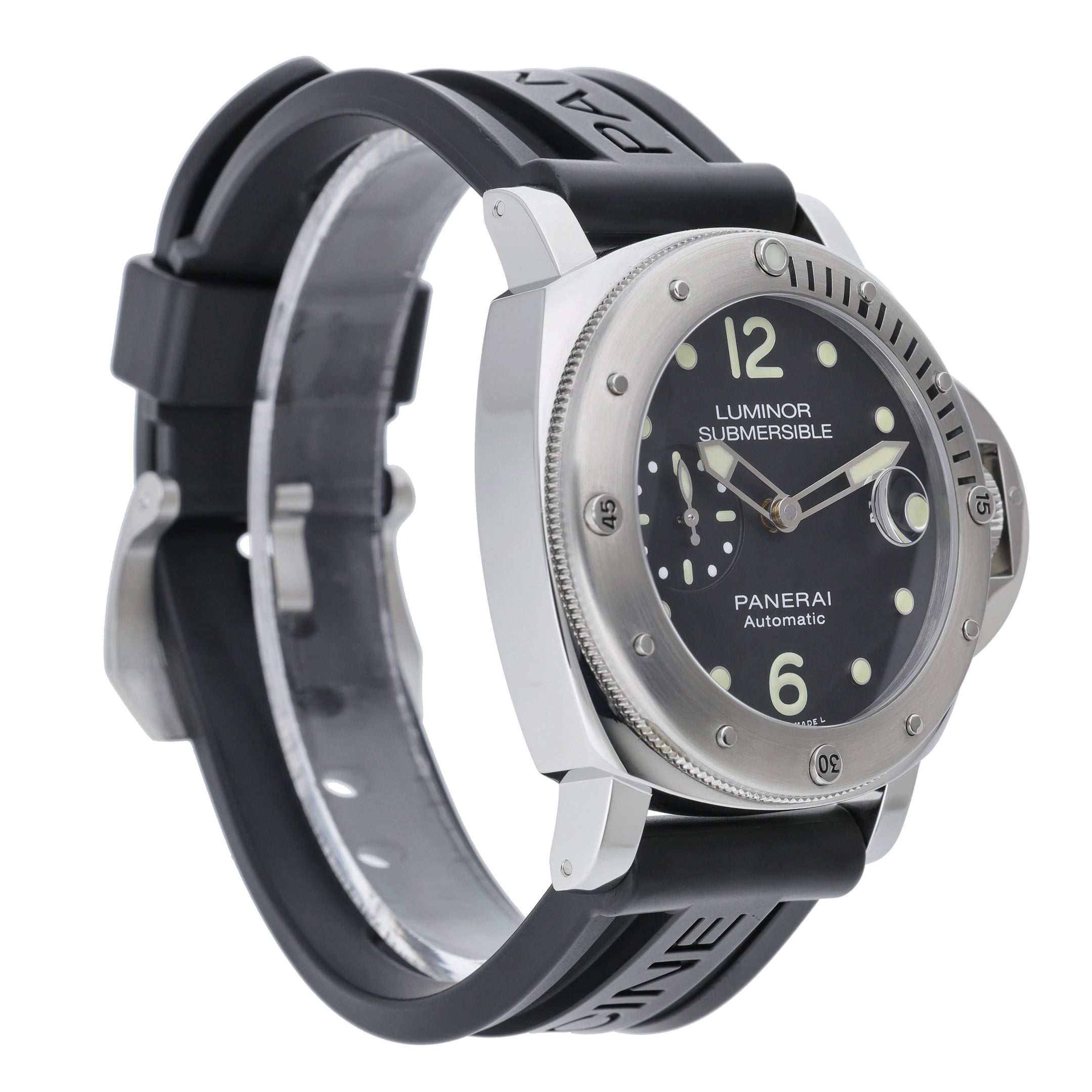 Panerai Luminor Submersible PAM01024 with black dial and steel case - product image 4