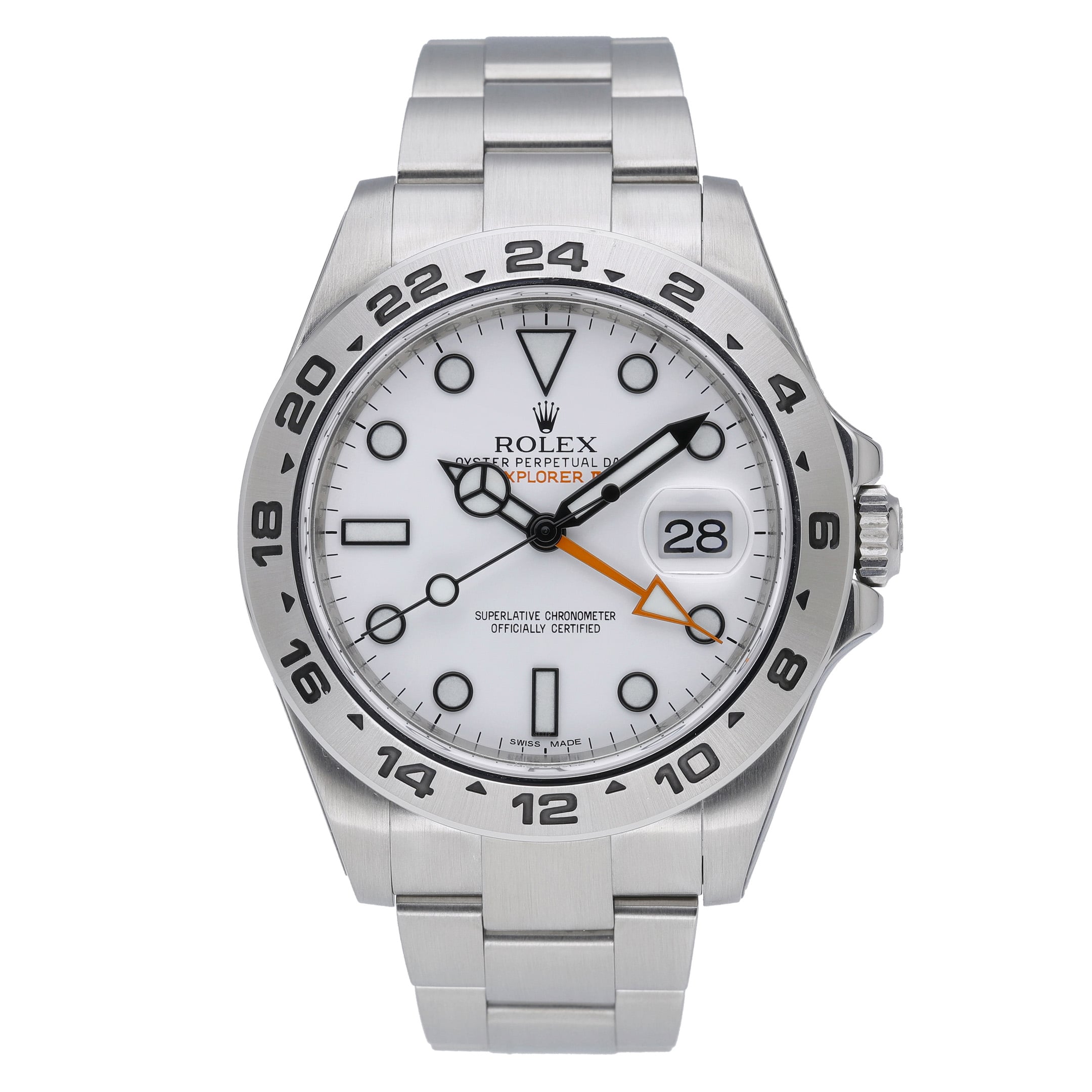 Rolex Explorer II 216570 with white dial and oystersteel case - product image 2