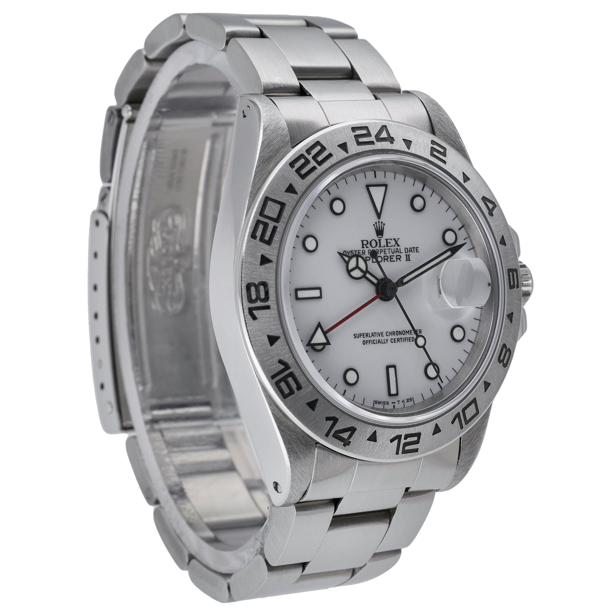 Rolex Explorer II 16550 with white dial and oystersteel case - product image 4