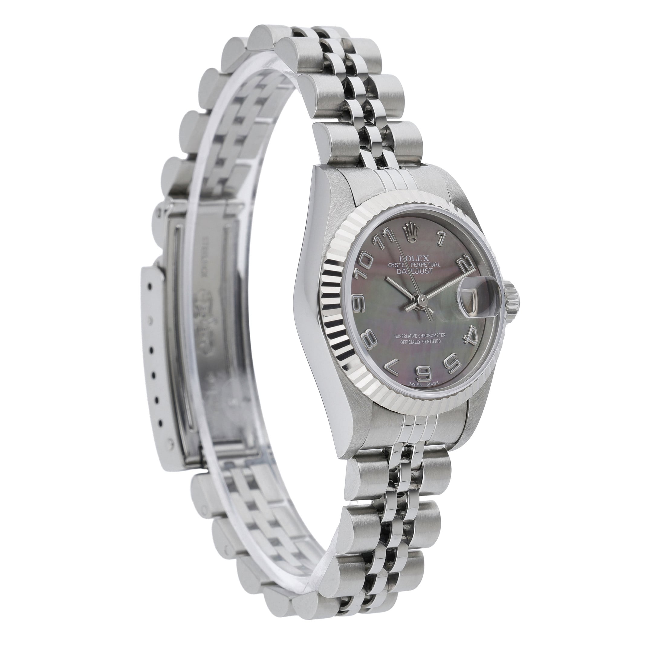 Rolex Datejust 79174 with mother of pearl dial and steel & white gold case - product image 4