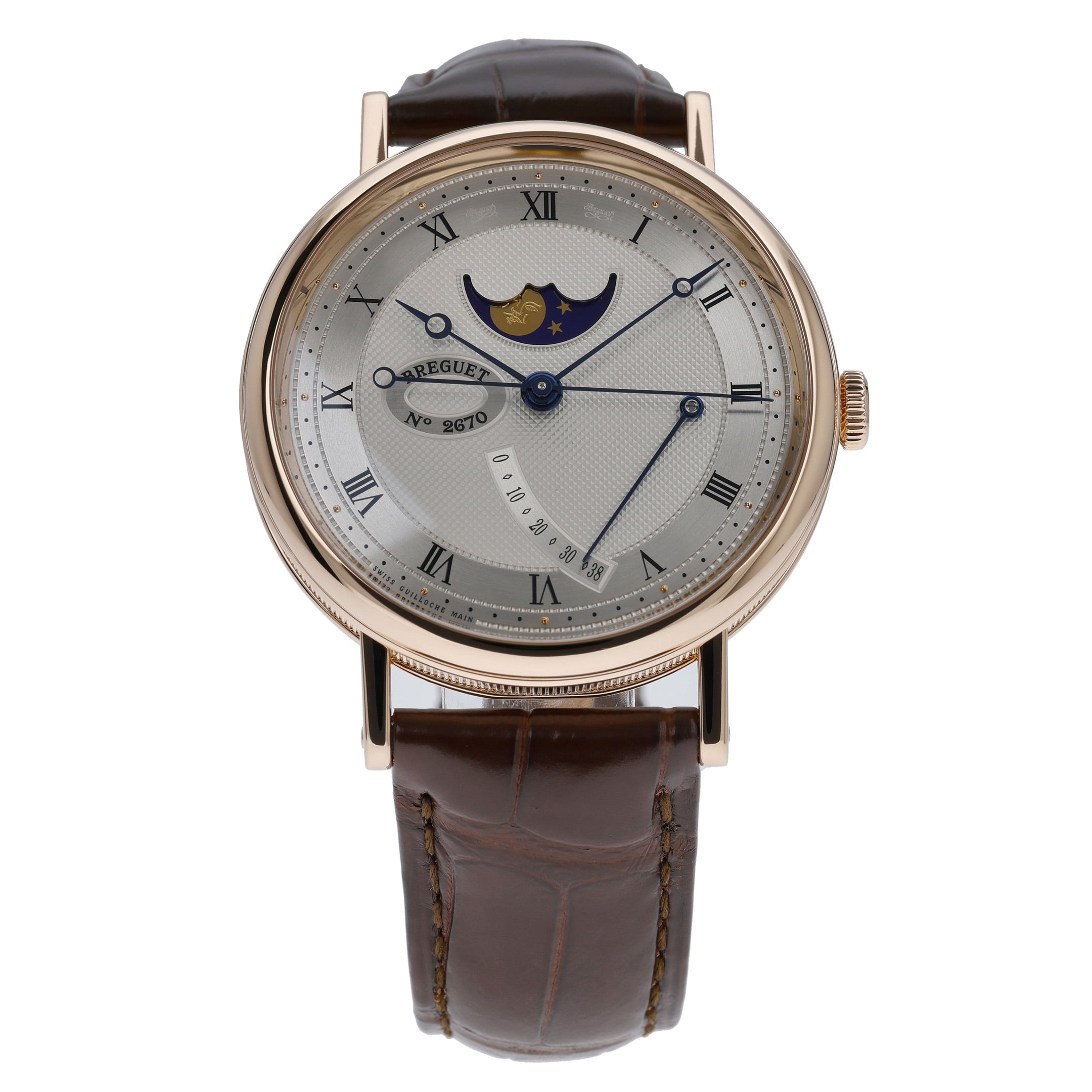 Breguet CLASSIQUE 7787BR/12/9V6 with silver dial and 18ct rose gold case - product image 3