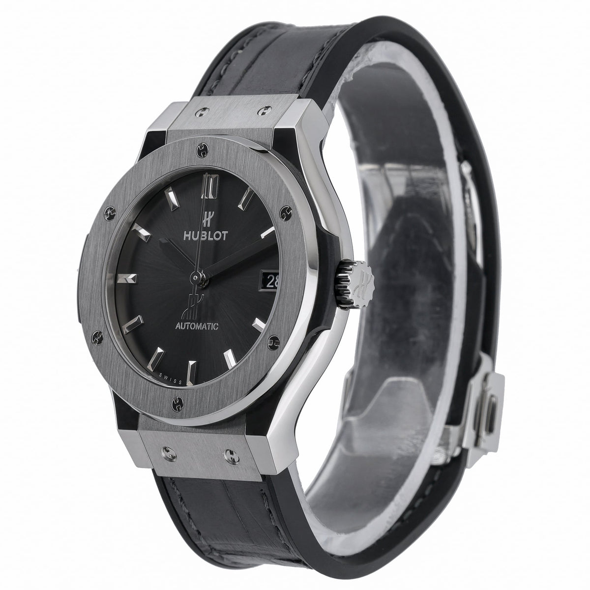 Hublot Classic Fusion Titanium 565.NX.7071.LR with grey dial and titanium case - product image 3