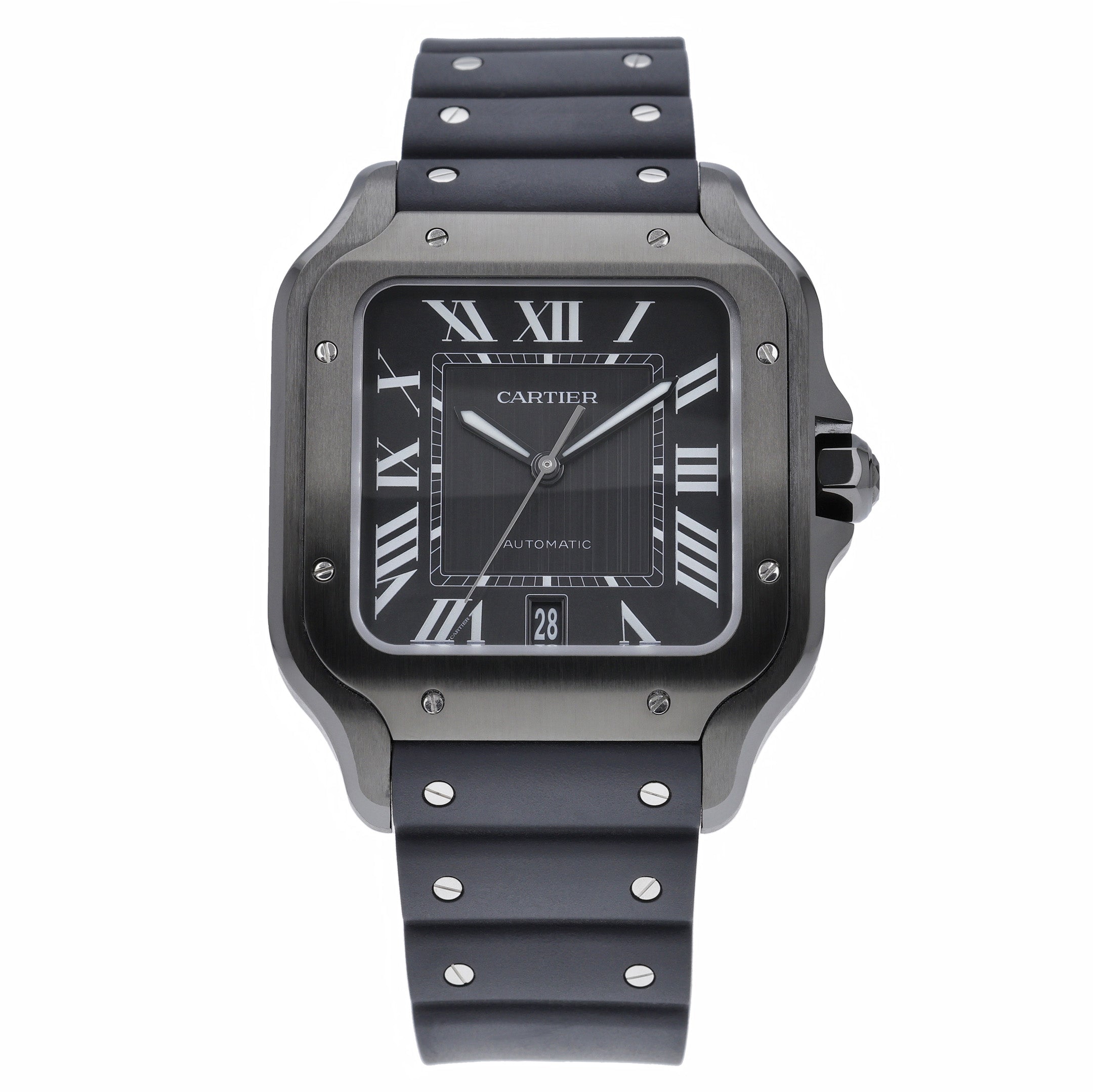 Cartier Santos De Cartier WSSA0039 with black dial and steel case - product image 3