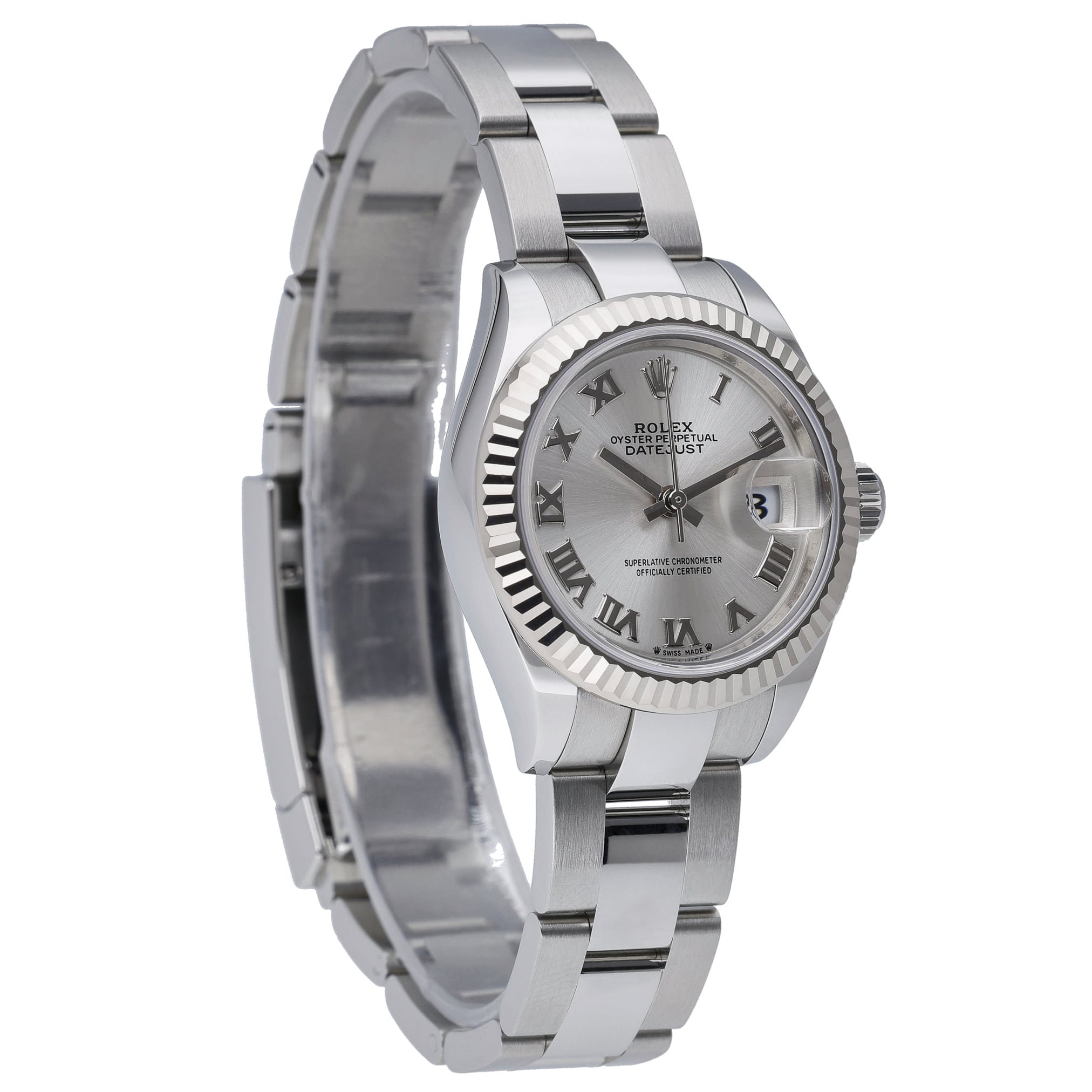 Rolex Datejust 279174 with silver dial and oystersteel and white gold case - product image 4