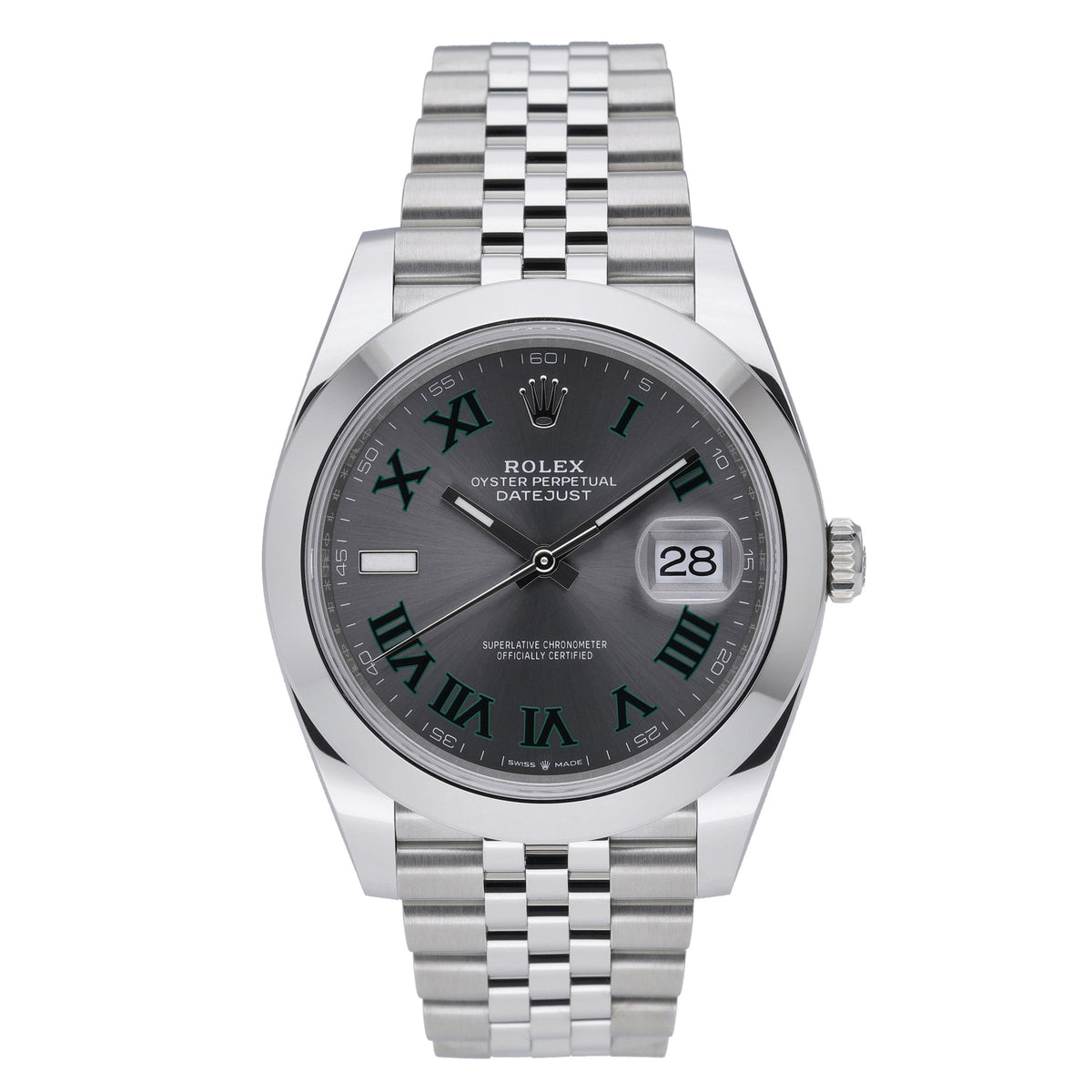 Rolex Datejust 41 126300 with slate dial and oystersteel case - product image 2