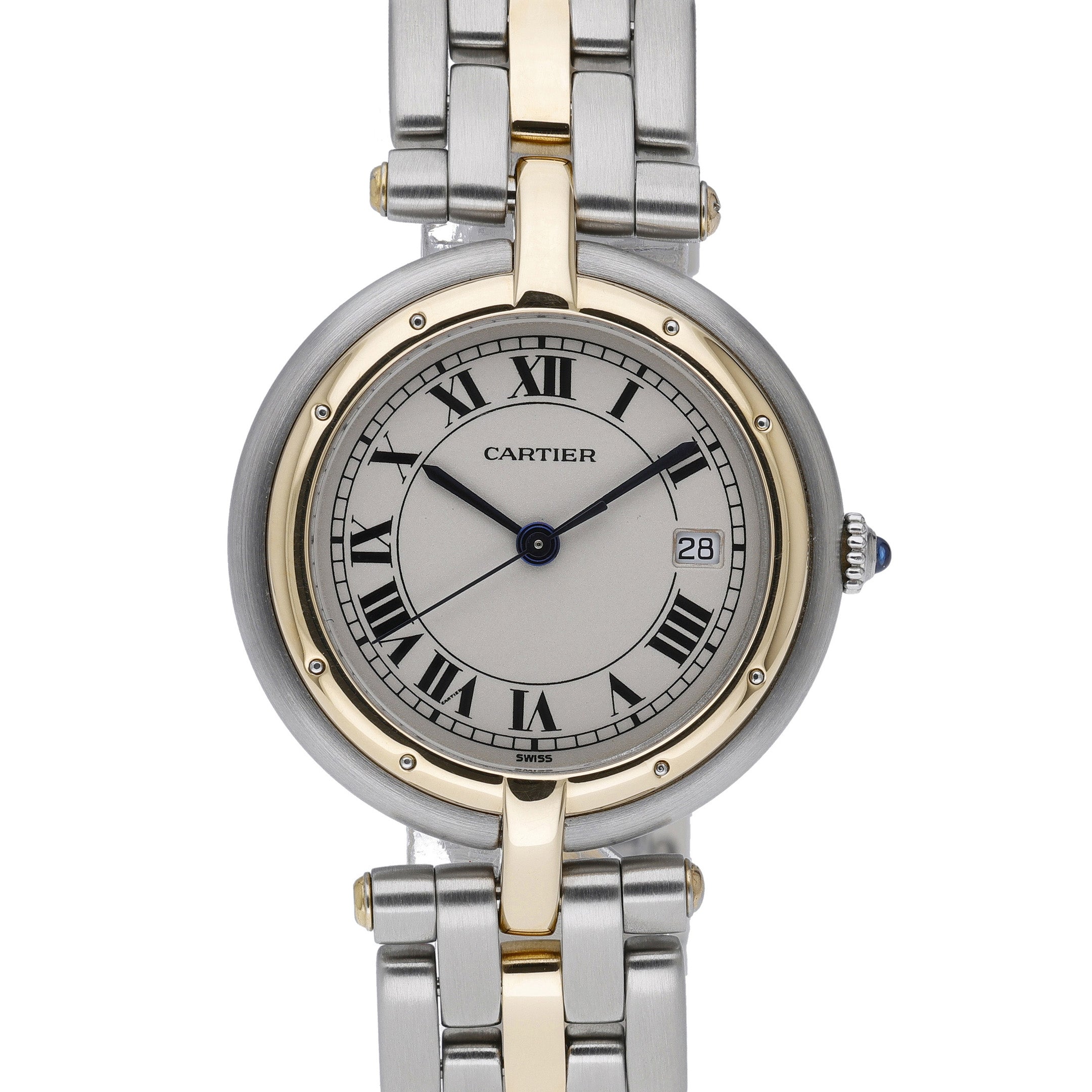 Cartier Panthere Cougar 183964 with cream dial and steel & yellow gold case