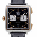 Tag Heuer Monaco CDW2150. FC8360 with black dial and steel & rose gold case