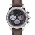 Omega De Ville Co-Axial 4877.60.37 with brown dial and steel case