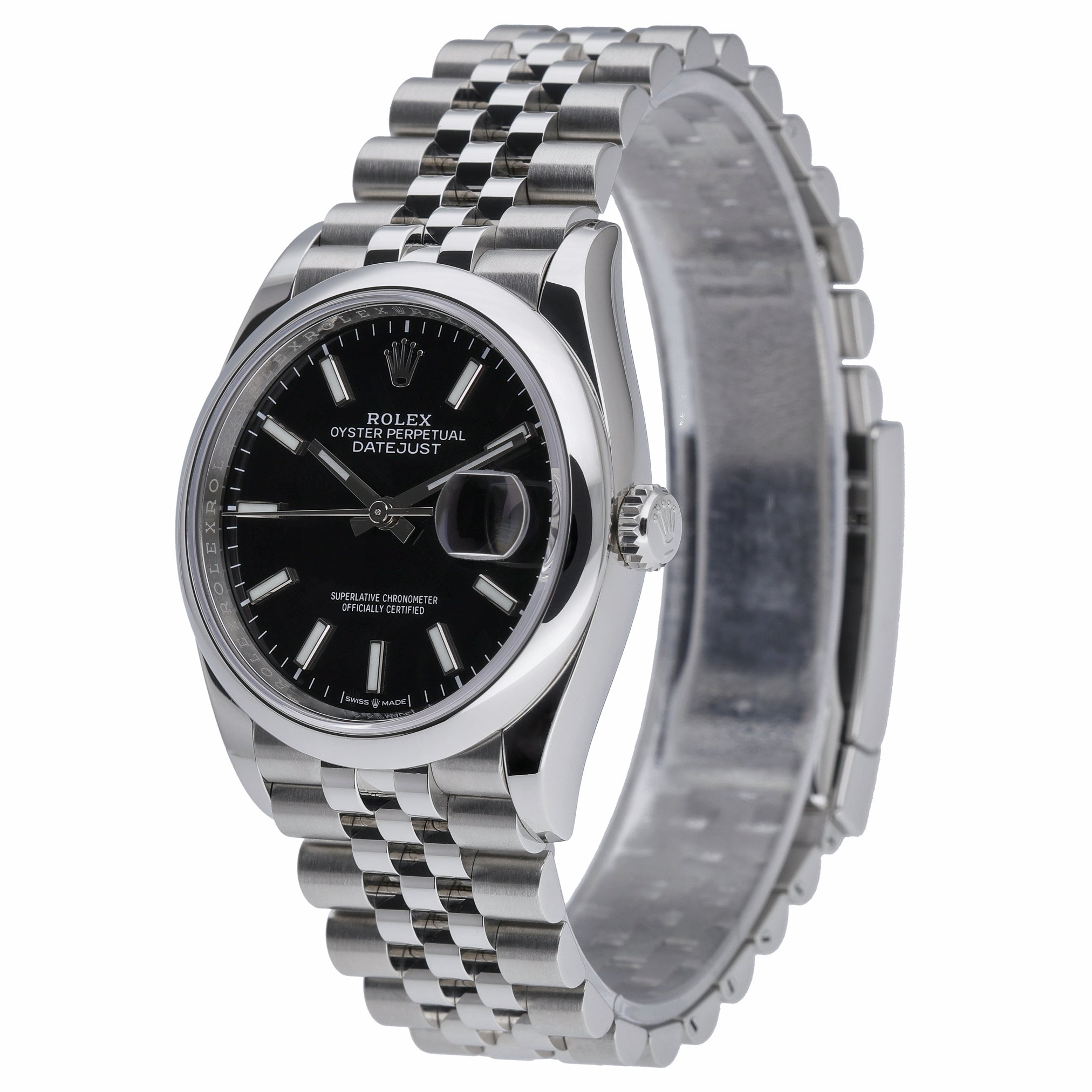 Rolex Datejust 36 126200 with black dial and oystersteel case - product image 3