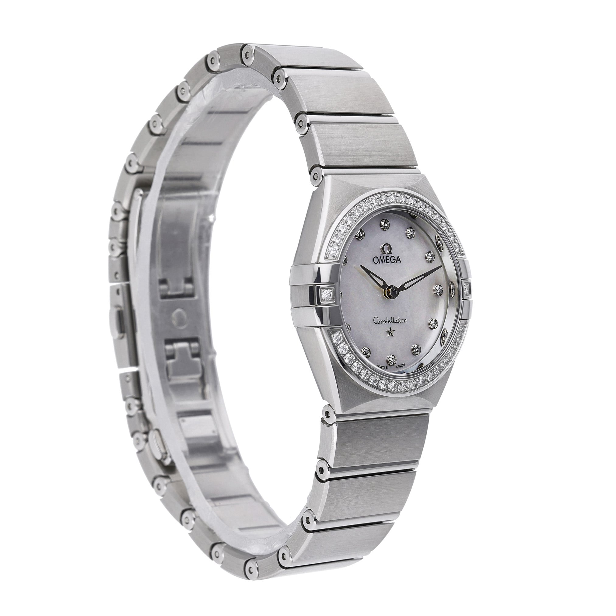 Omega Constellation 13115286055001 with white mop dial and steel case - product image 4