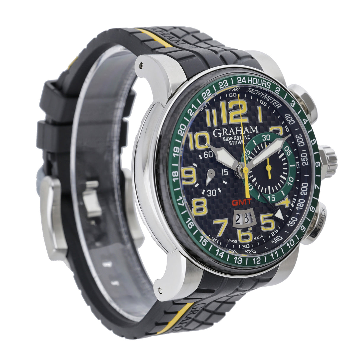 Graham Stowe GMT 2BLCH-0 with black dial and steel case - product image 4
