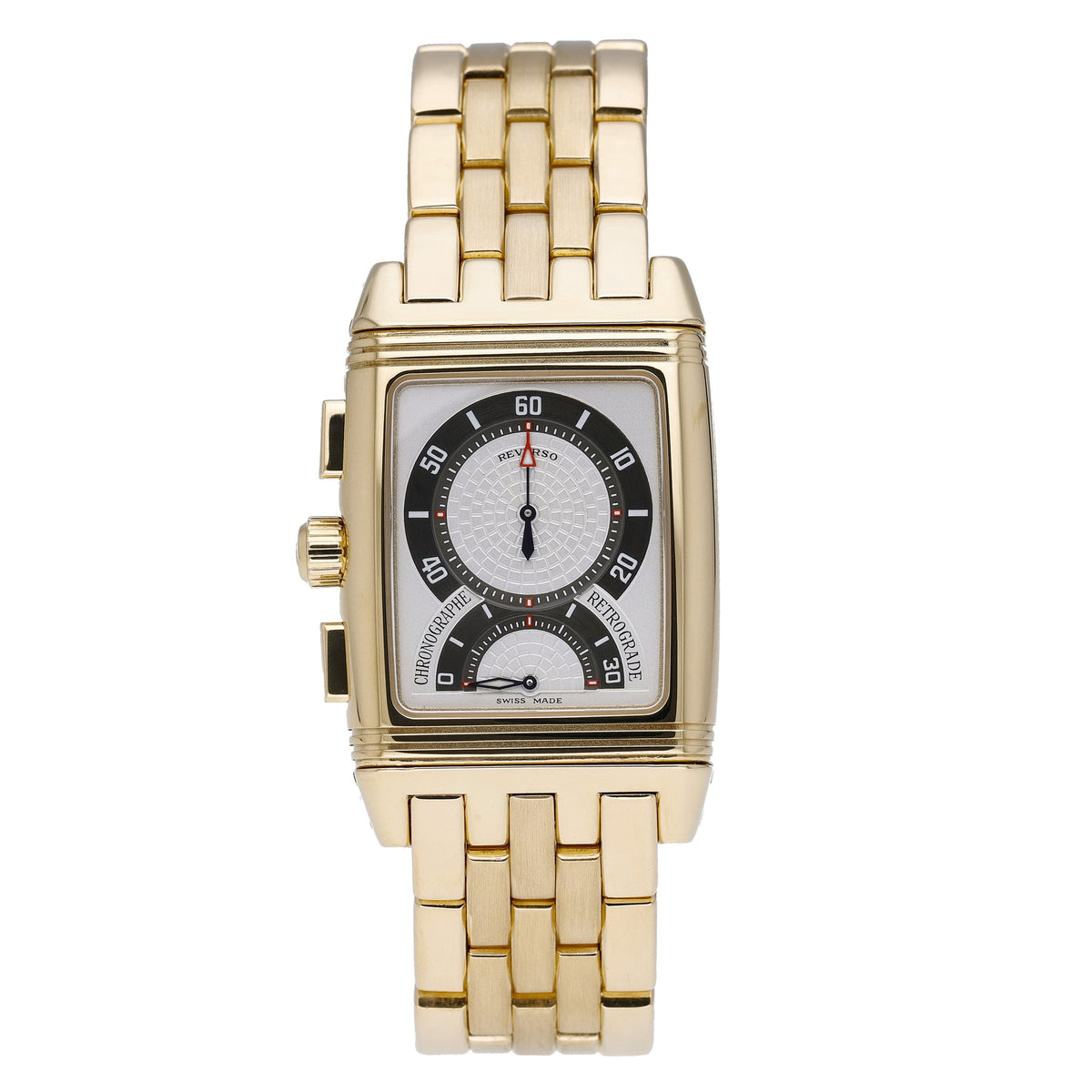 Jaeger-LeCoultre Gran Sport Chrono 295.1.59 with white dial and 18ct yellow gold case - product image 3