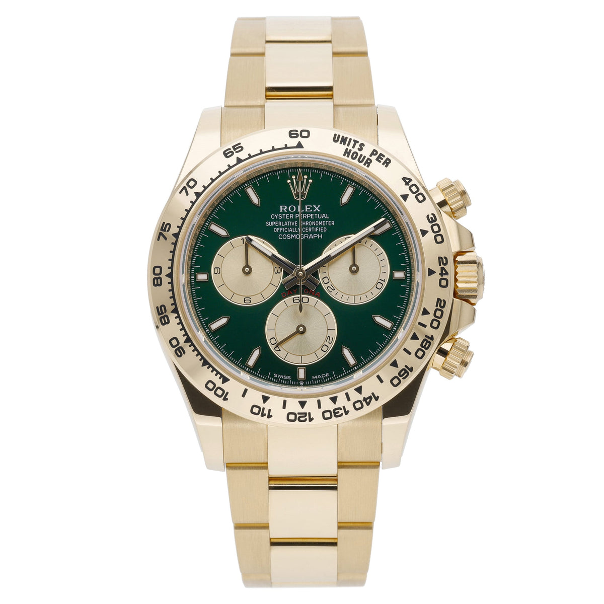Rolex Daytona 126508 with green dial and 18ct yellow gold case - product image 2
