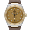 Omega Constellation 131.23.39.20.58.001 with champagne dial and steel & yellow gold case