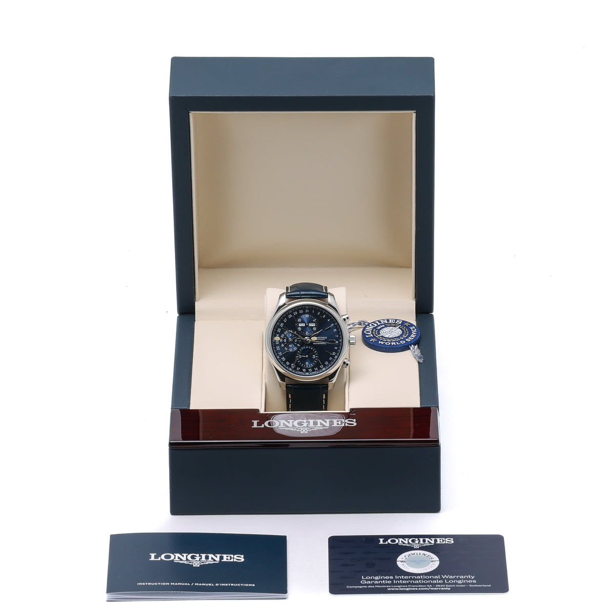 Longines Master Collection L2.773.4.92.0 with blue dial and steel case - product image 2