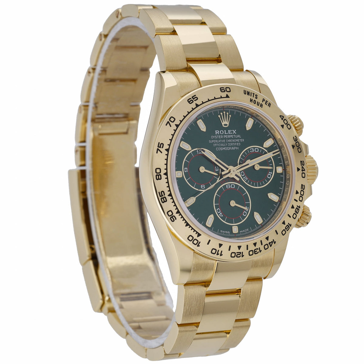 Rolex Daytona 116508 with green dial and 18ct yellow gold case - product image 3