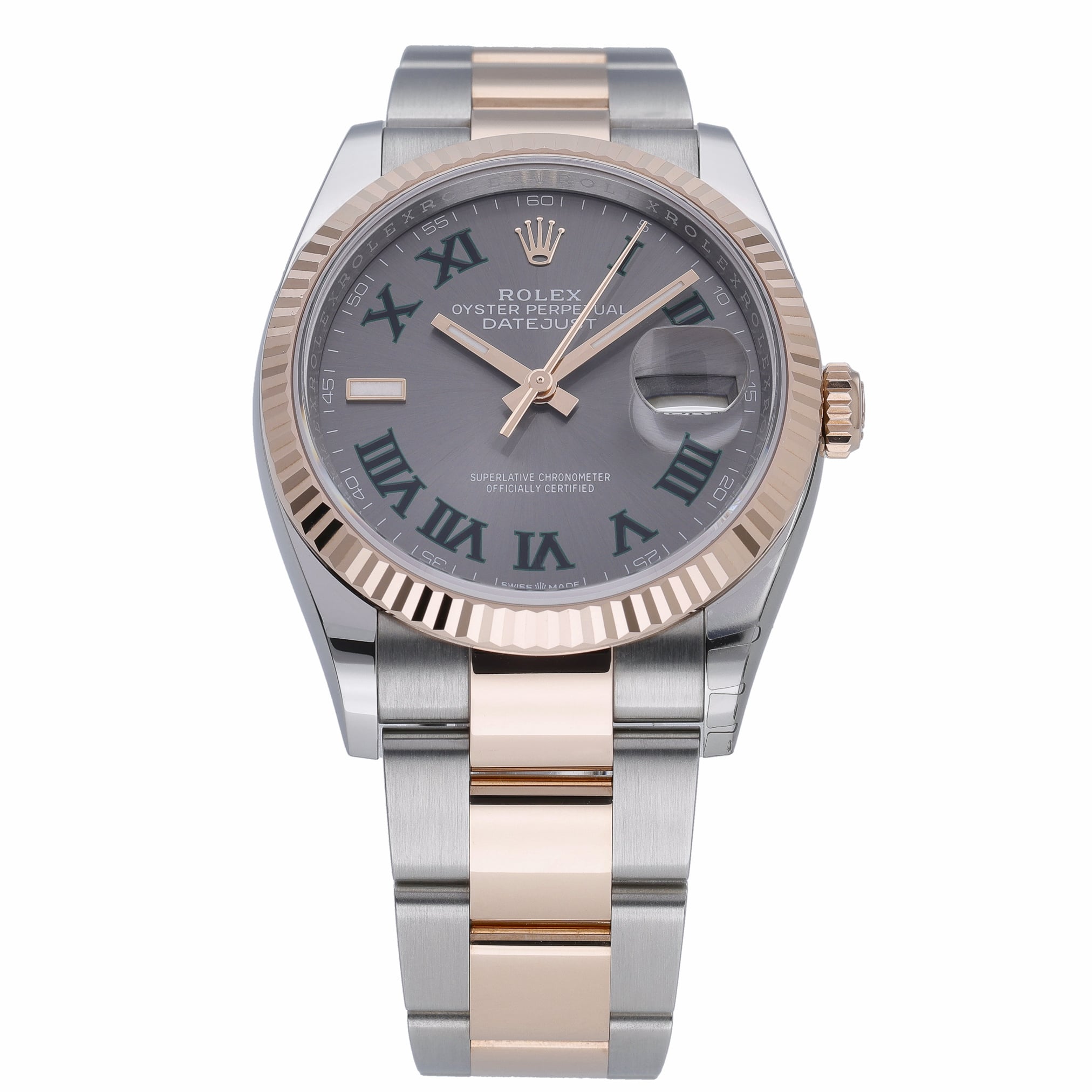 Rolex Datejust 126231 with slate dial and steel & rose gold case - product image 2