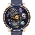 Jacob & Co Astronomia Solar Constellations AS300.40.AA.AE.A with blue dial and 18ct rose gold case