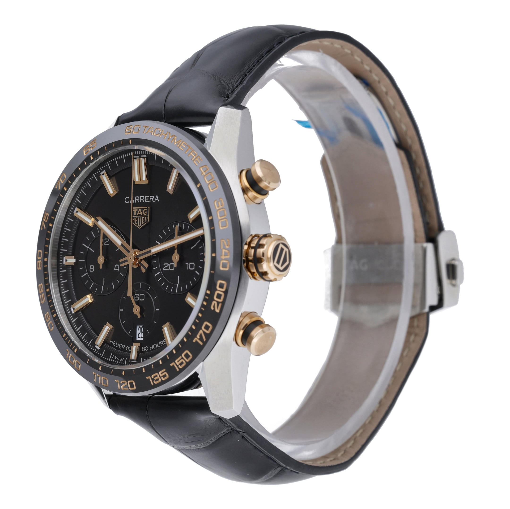 Tag Heuer Carrera CBN2A5A.FC6481 with black dial and steel & rose gold case - product image 3