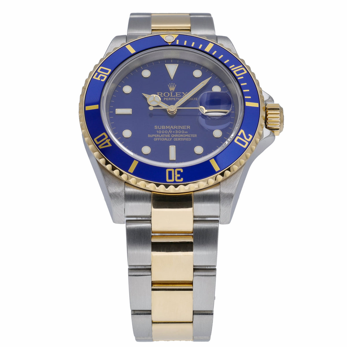 Rolex Submariner 16613LB with blue dial and steel & yellow gold case - product image 2