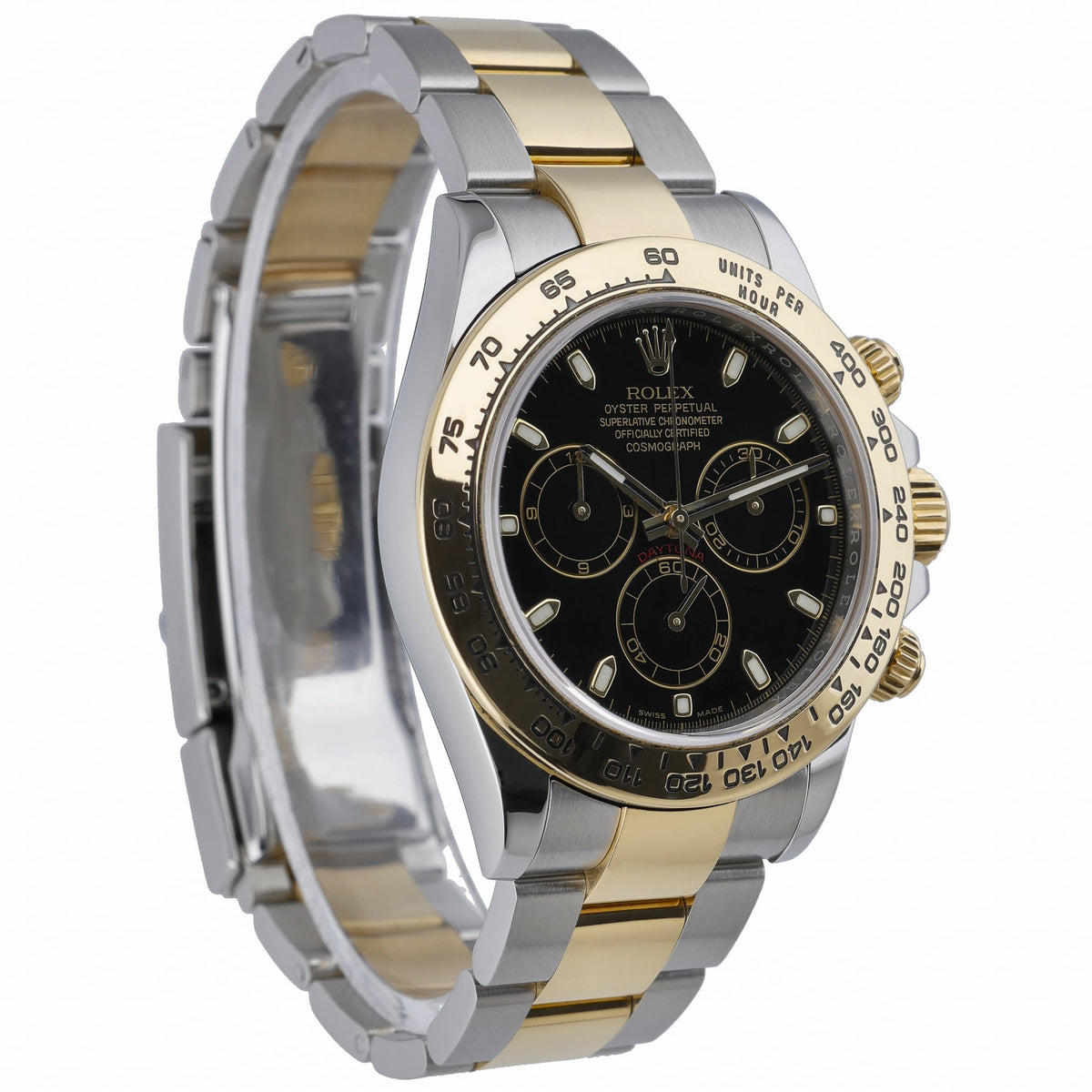 Rolex Daytona 116503 with black dial and steel & yellow gold case - product image 4