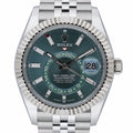 Rolex Sky-Dweller 336934 with green dial and steel & white gold case