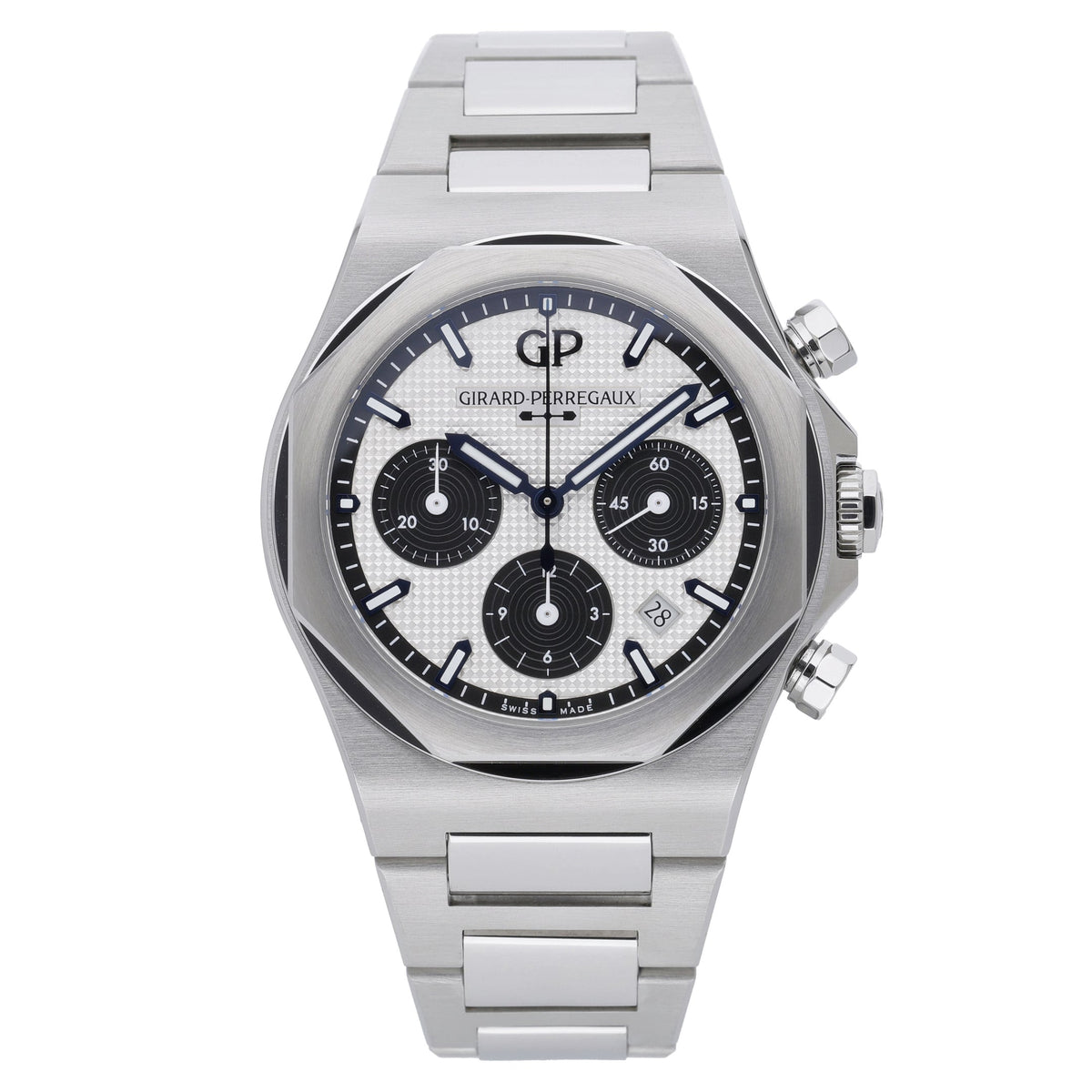 Girard-Perregaux Laureato 81020-11-131-11A with silver dial and steel case - product image 2