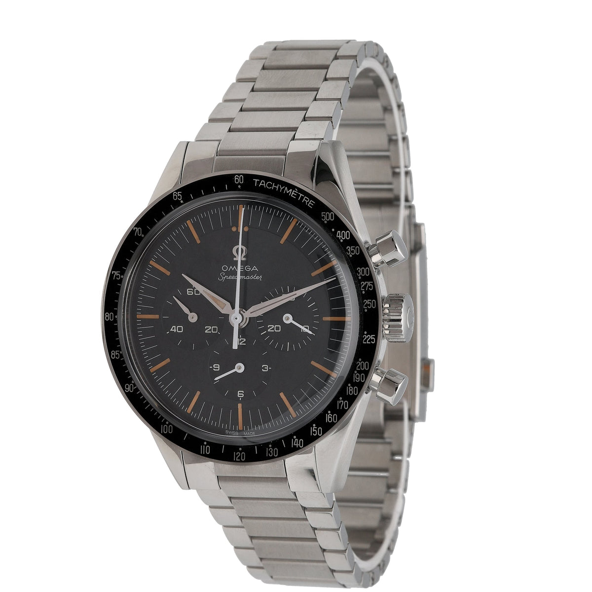 Omega First Omega In Space 310.30.40.50.06.001 with black dial and steel case - product image 4