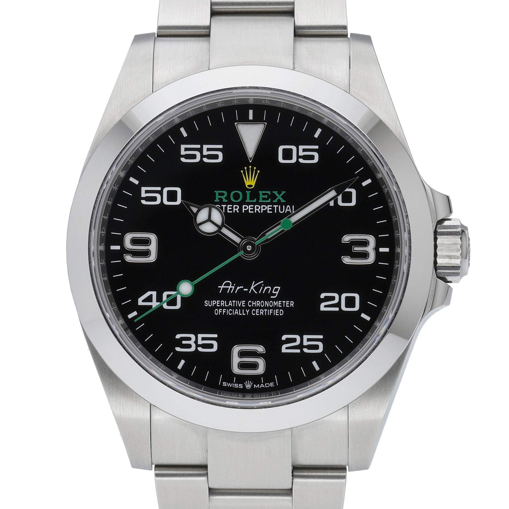 Rolex Air-King 126900 with black dial and oystersteel case
