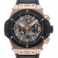 Hublot Big Bang Unico 441.OM.1180.RX with skeleton dial and 18ct rose gold case
