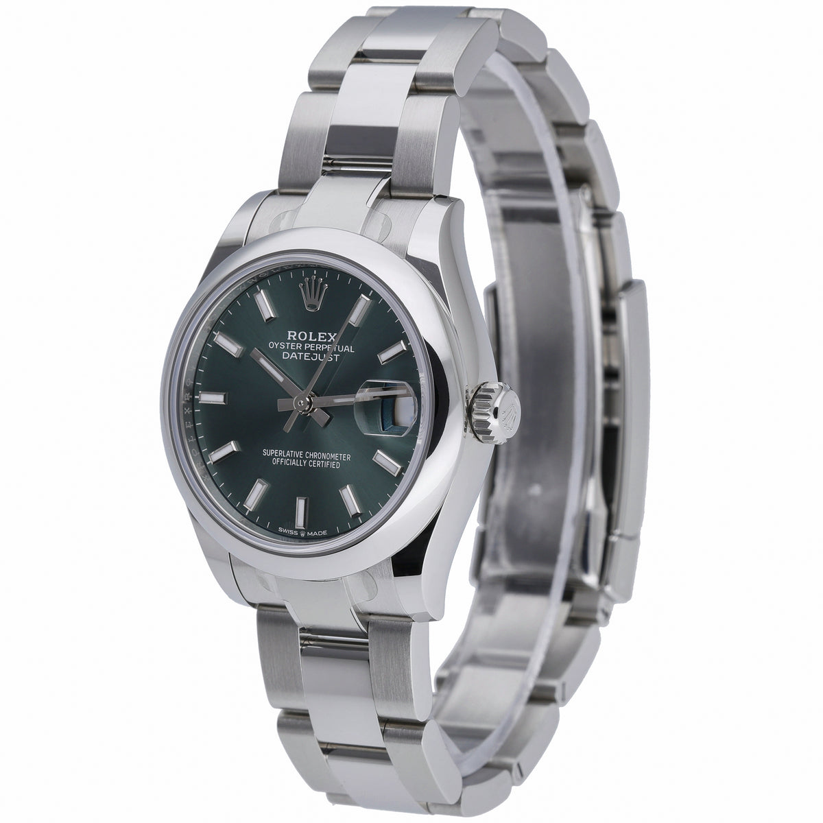 Rolex Datejust 278240 with green dial and oystersteel case - product image 3
