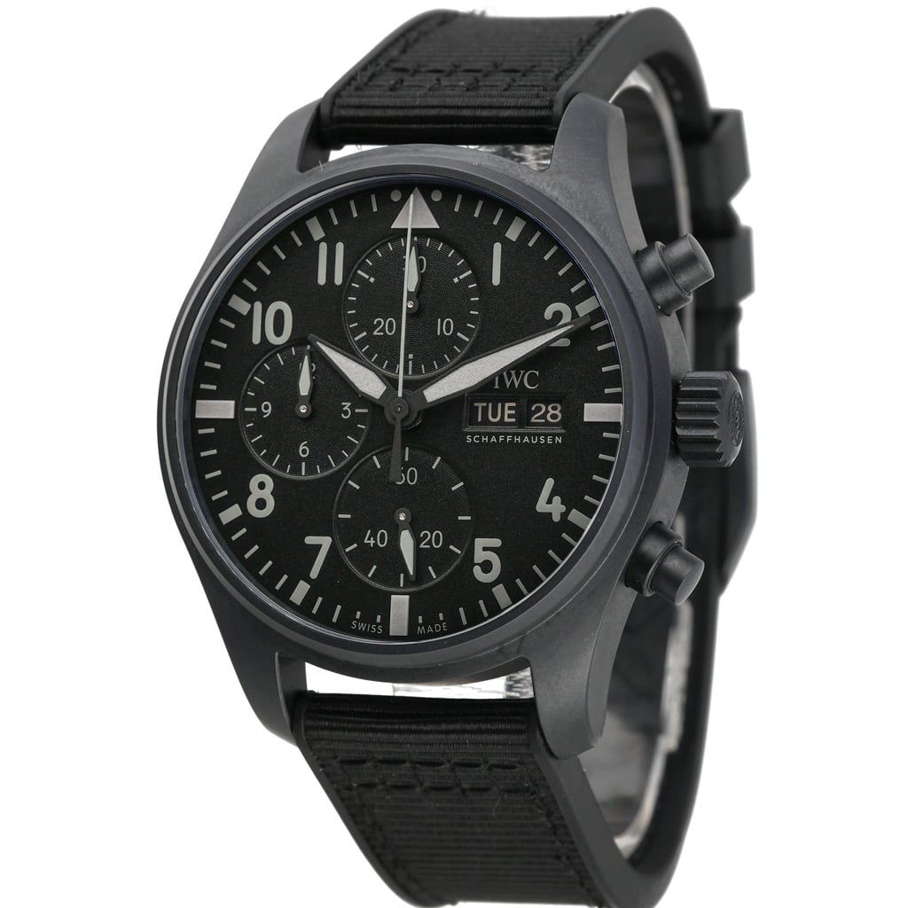 IWC Pilots Chronograph IW388106 with black dial and ceramic case - product image 2