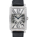 Franck Muller Long Island 952 QZ DP with silver dial and 18ct white gold case