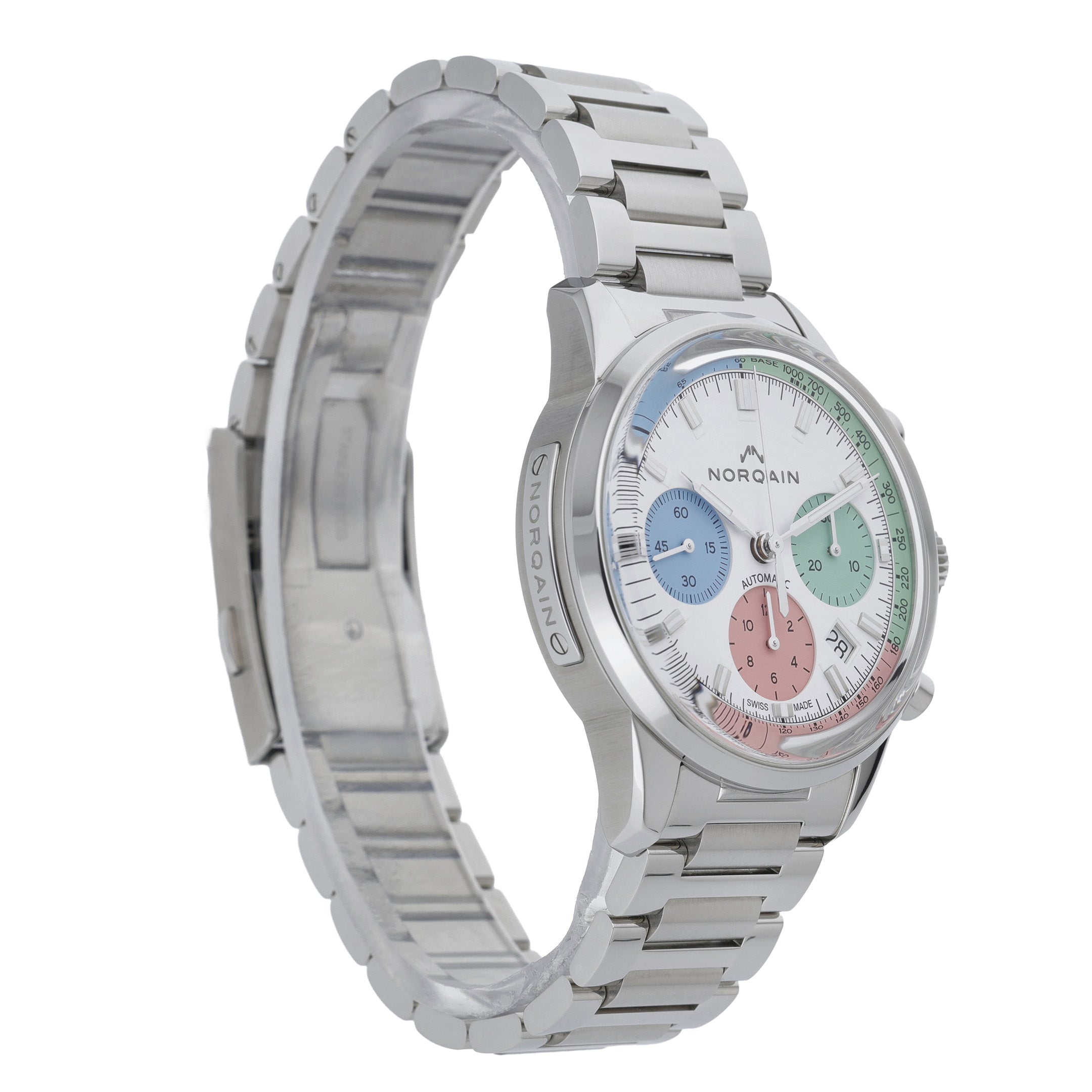 Norqain N2201.19S01.C01.S01 with white dial and steel case - product image 4