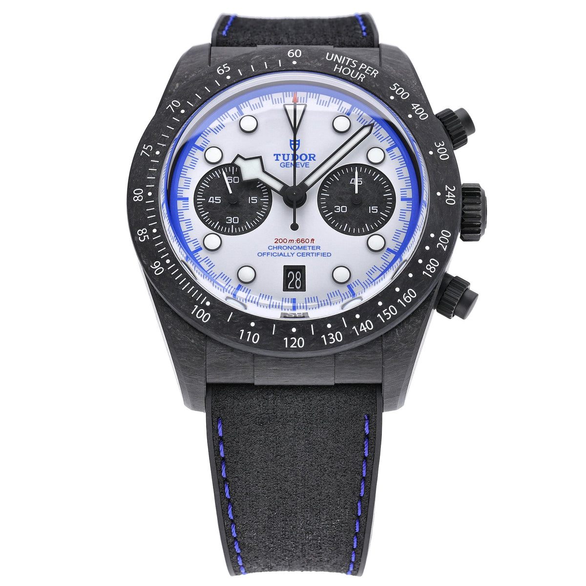 Tudor Black Bay Chrono 79377KN with white dial and carbon case - product image 3