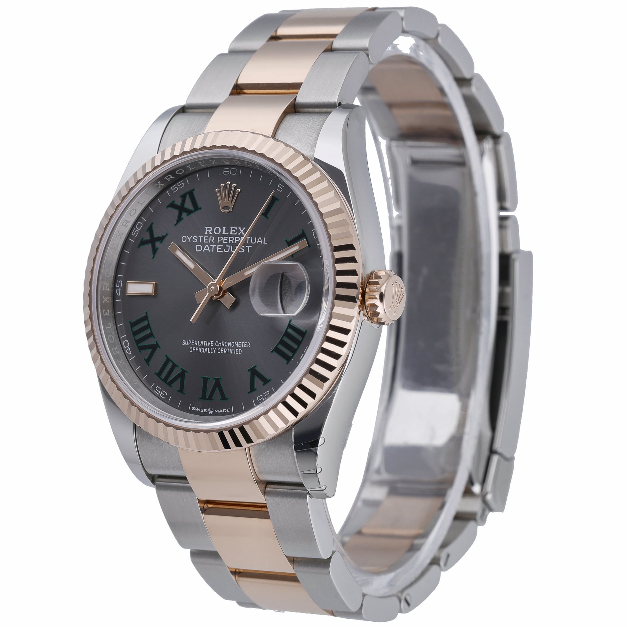 Rolex Datejust 126231 with slate dial and steel & rose gold case - product image 3