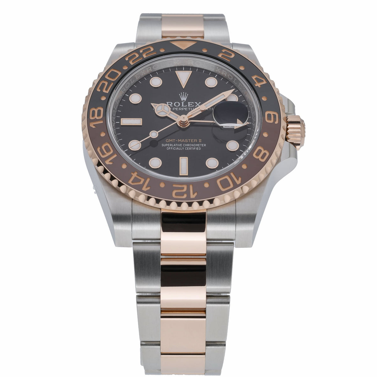 Rolex GMT-Master II 126711CHNR with black dial and steel & rose gold case - product image 2