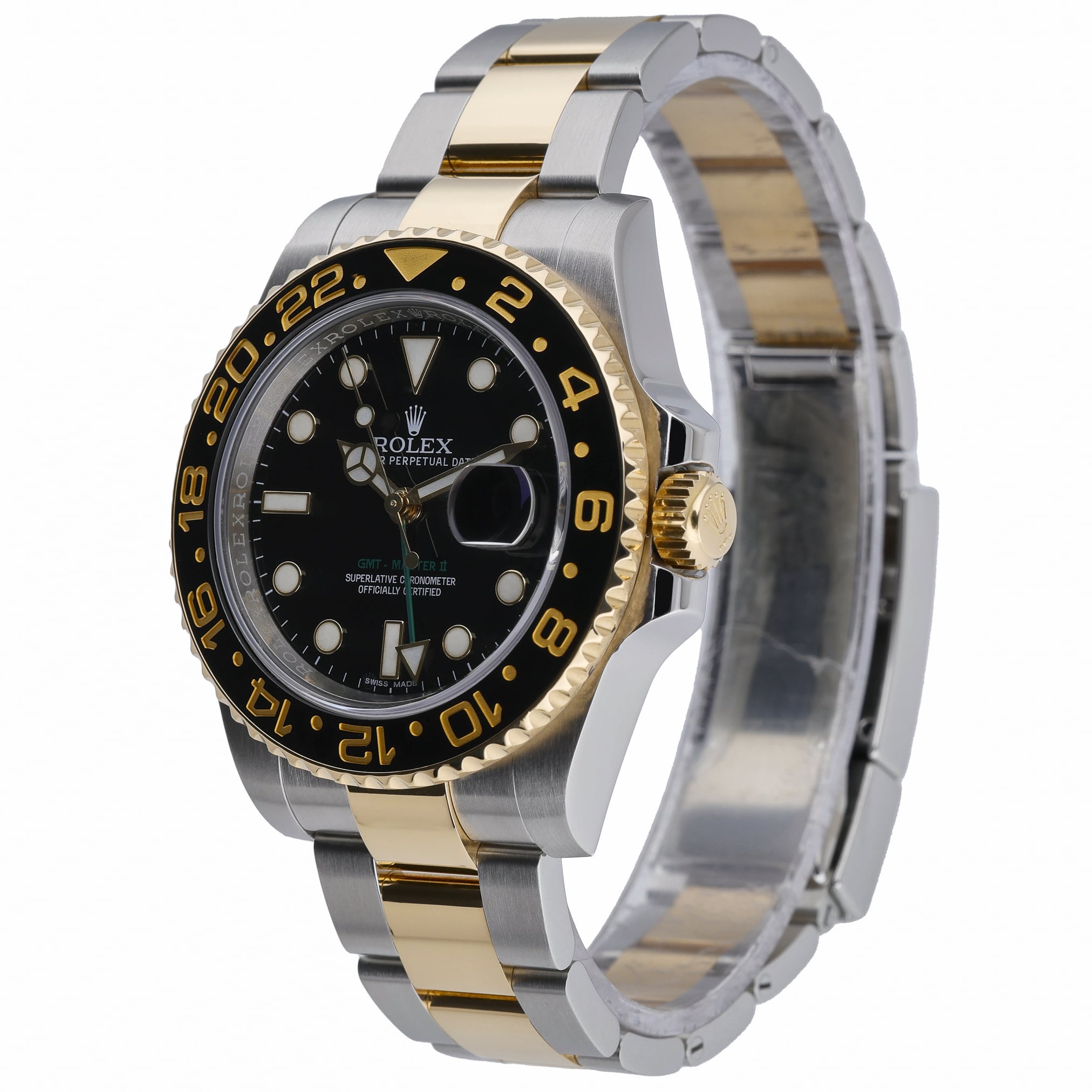 Rolex GMT-Master 116713LN with black dial and steel & yellow gold case - product image 3