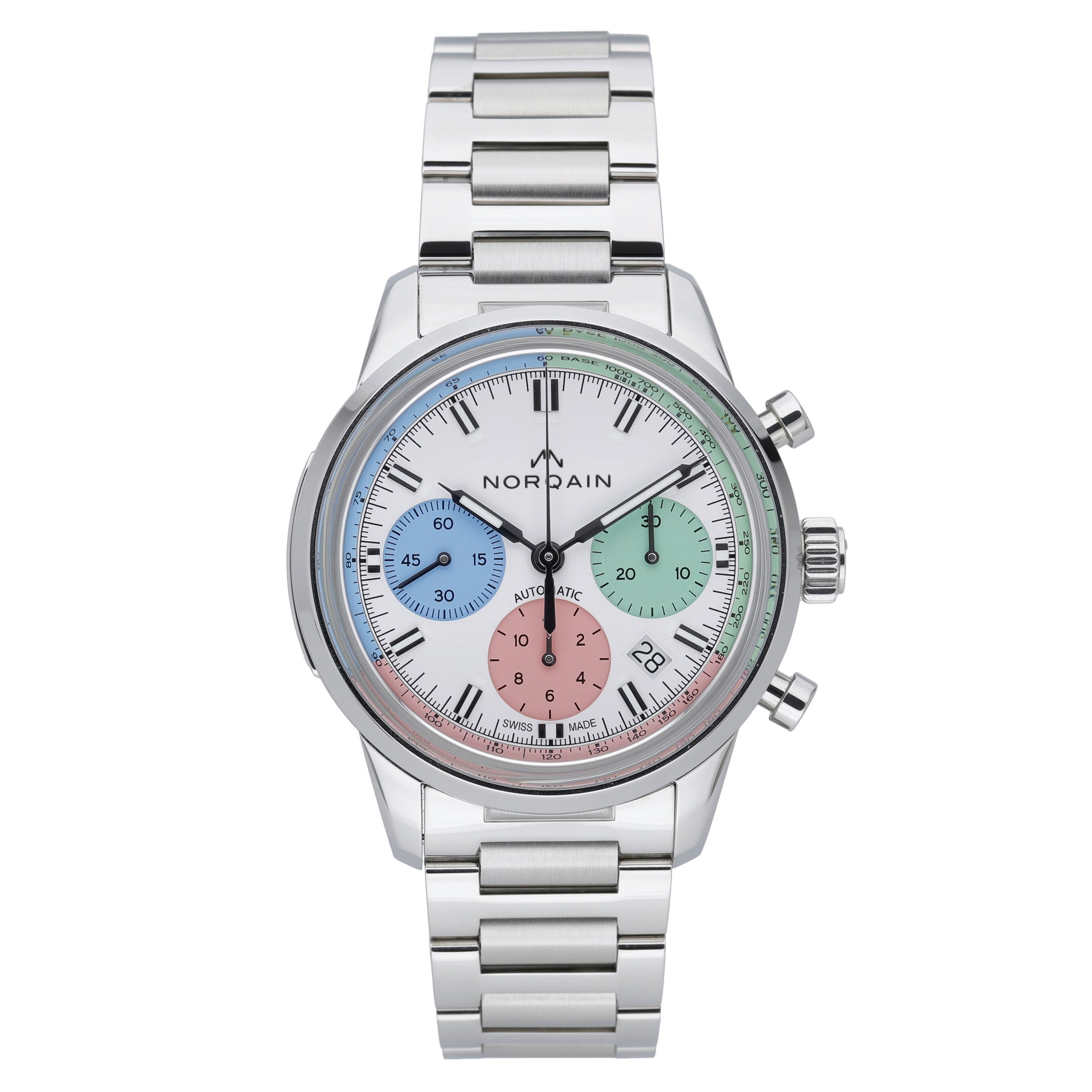 Norqain N2201.19S01.C01.S01 with white dial and steel case - product image 2