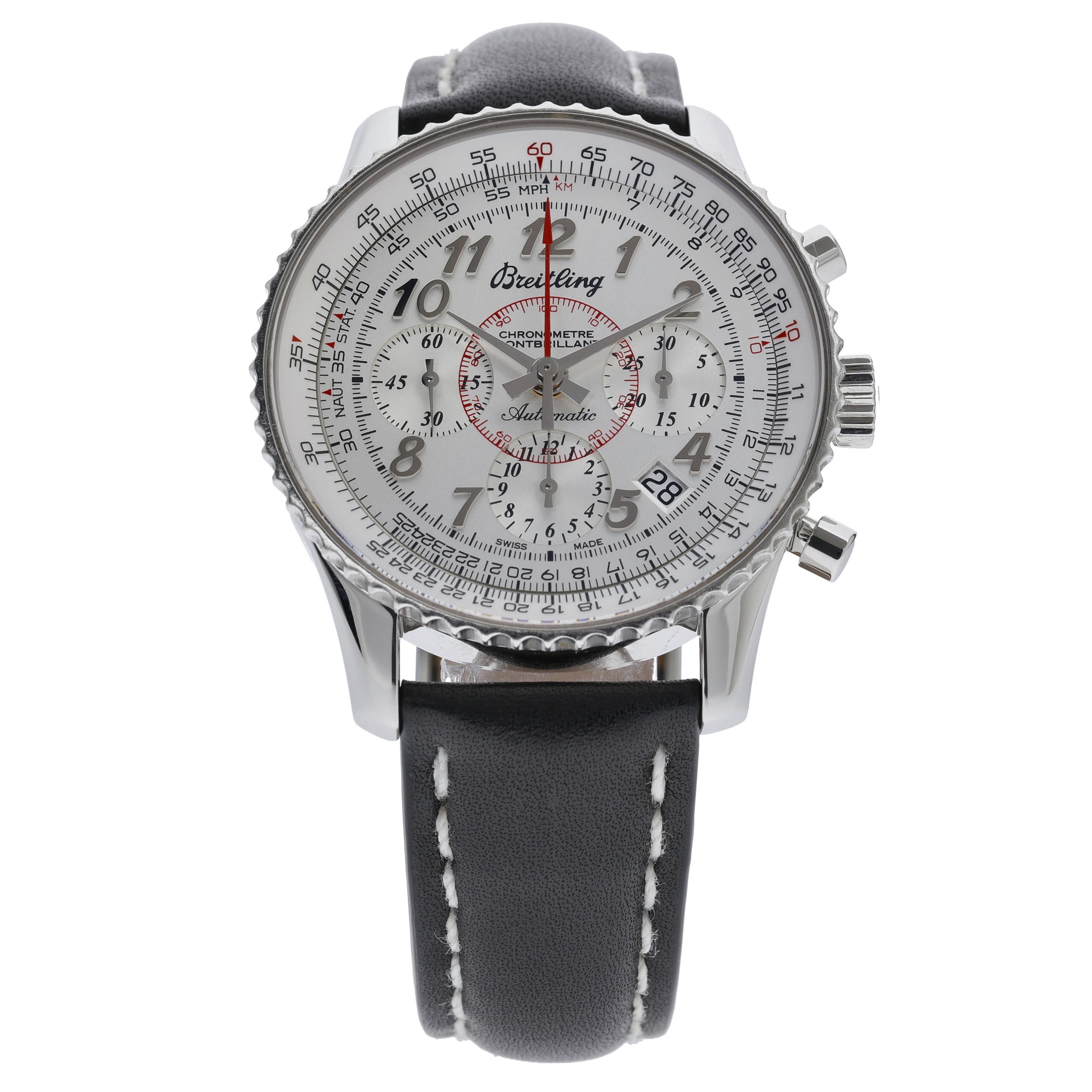 Breitling Navitimer Montbrillant AB013012 with silver dial and steel case - product image 3