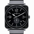Bell & Ross BRS-64 BRS-64-CSBl with black dial and ceramic case