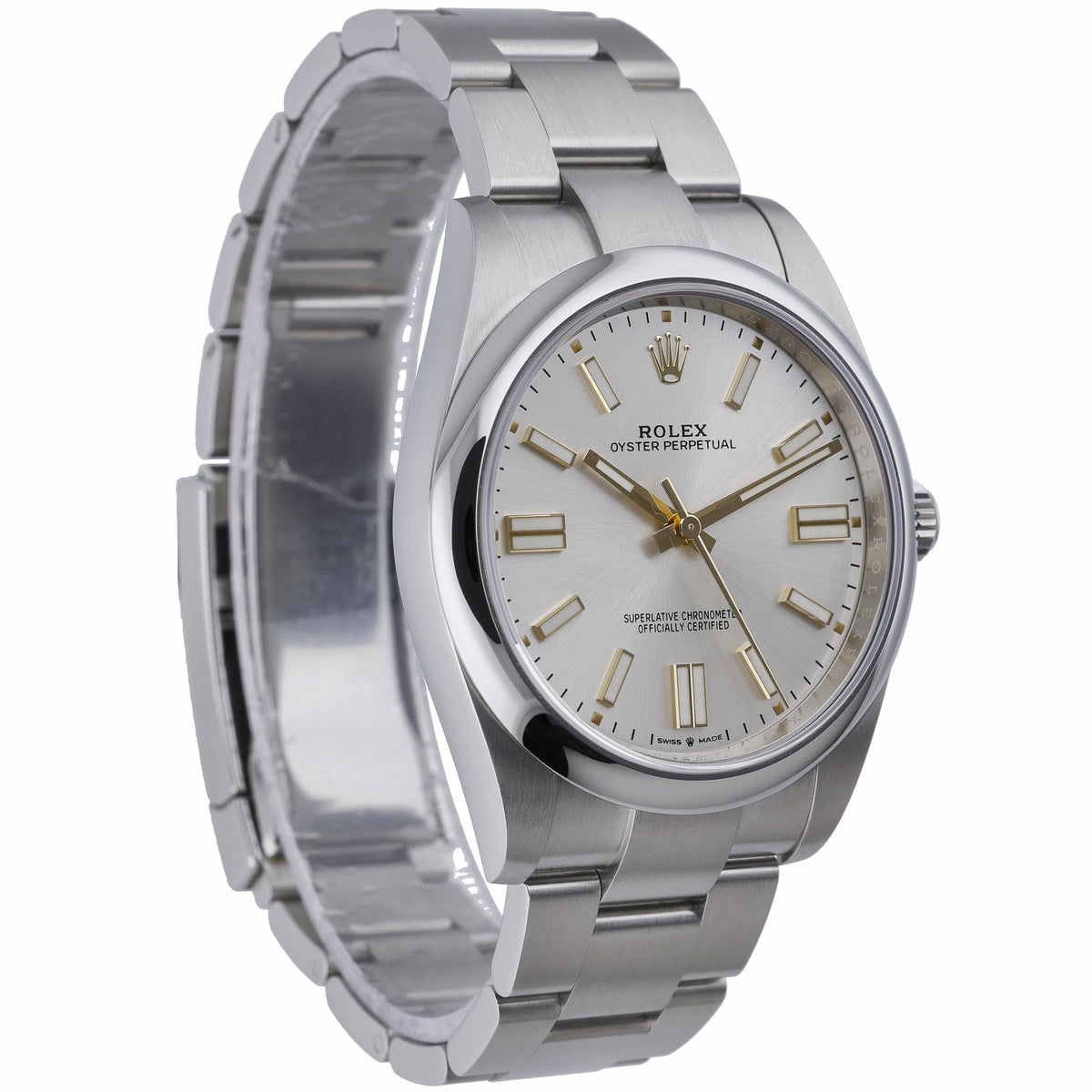 Rolex Rolex Oyster Perpetual 41 124300 with silver dial and oystersteel case - product image 4