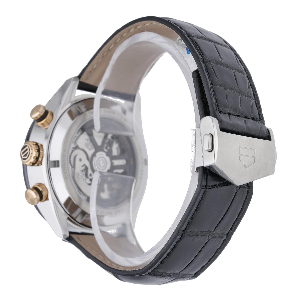 Tag Heuer Carrera CBN2A5A.FC6481 with black dial and steel & rose gold case - product image 4