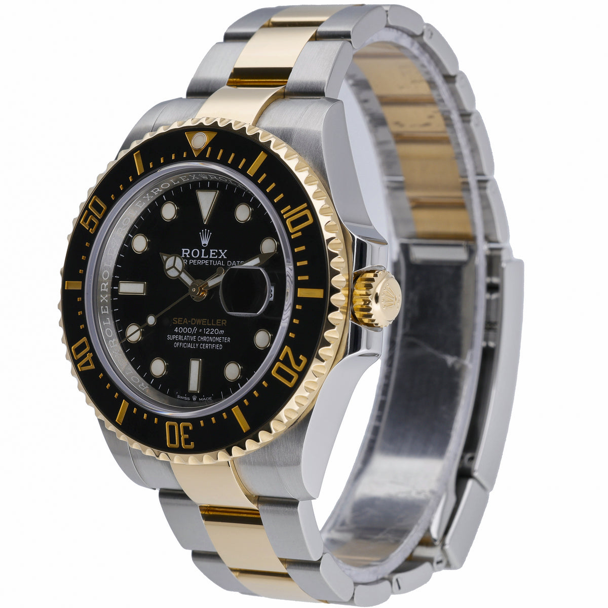 Rolex Sea-Dweller 126603 with black dial and steel & yellow gold case - product image 3