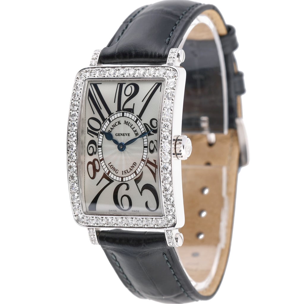 Franck Muller Long Island 952 QZ DP with silver dial and 18ct white gold case - product image 3